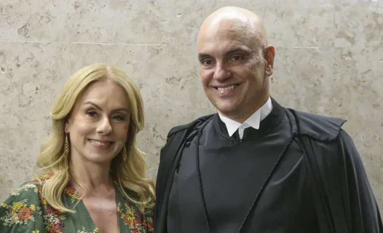 Esposa de Alexandre de Moraes nega troca de mensagens com banqueiro