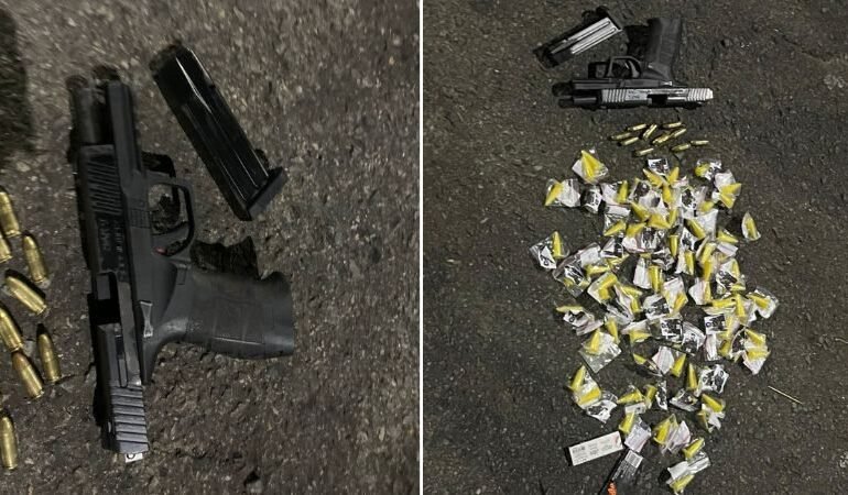 Suspeitos trocam tiros com a PM e são presos em Salvador