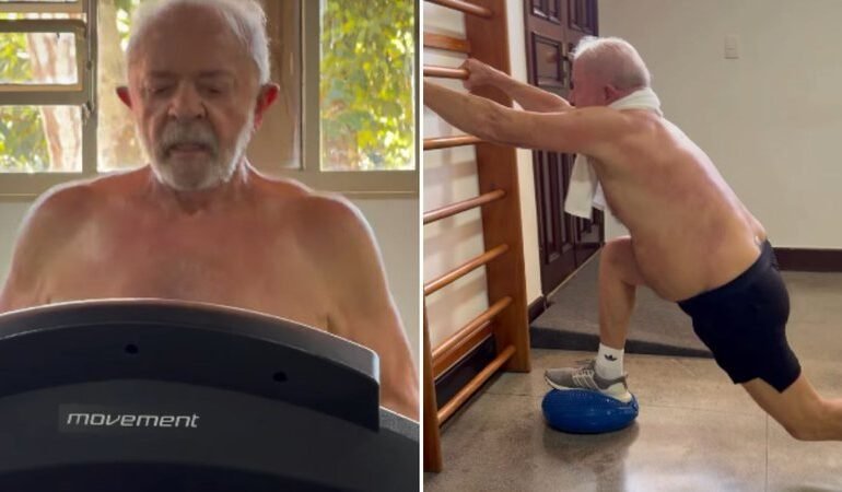 Janja exibe treino de Lula na academia