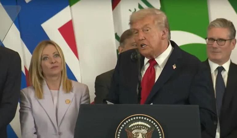 Trump reacende polêmica com Giorgia Meloni após post nas redes