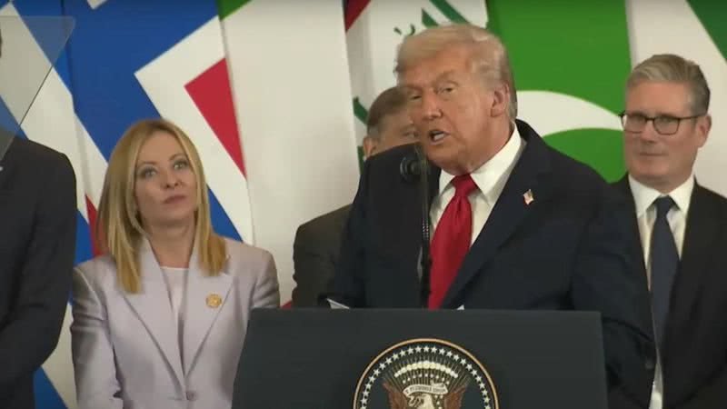 Trump reacende polêmica com Giorgia Meloni após post nas redes
